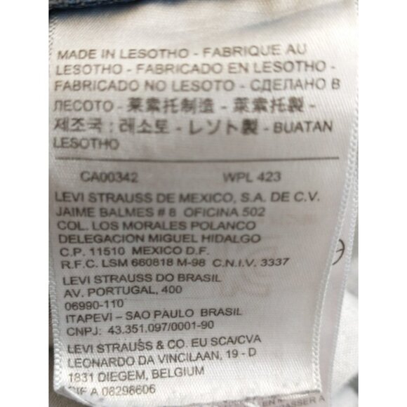 Levi’s Men’s 505 Jeans Regular Straight Leg Cotton Lesotho Medium Wash 38x29 - Picture 9 of 9